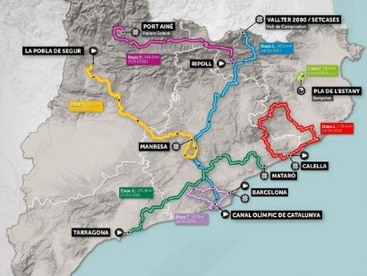 La edición 100 de la Volta a Catalunya conserva intacto su atractivo y exigente recorrido