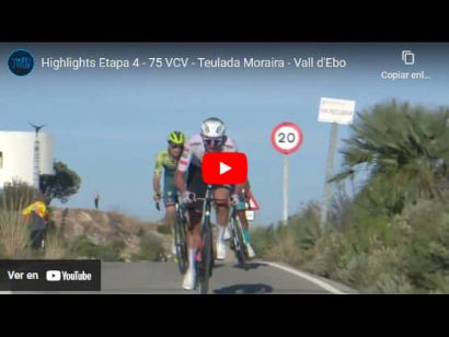 Vídeo resumen de la 4ª etapa de la Volta a la Comunitat Valenciana 2024
