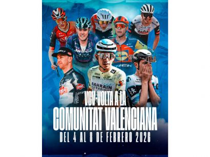 La Volta a la Comunitat Valenciana 2026 se disputará del 4 al 8 de febrero