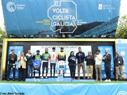 Volta a Galicia: Martín Rey resiste en la exhibición de Édgar Cadena en A Pobra de Trives