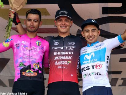 Vuelta al Táchira: Jonathan Guatibonza se impone en la tercera etapa, Franklin Lugo sigue líder