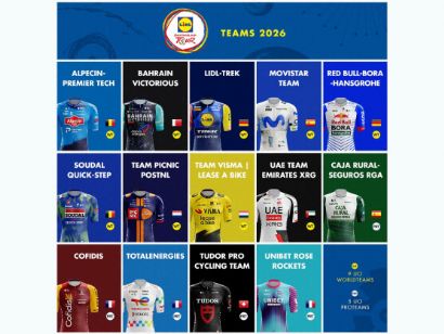 La Vuelta a Alemania confirma 14 equipos con nueve WorldTeams y cinco ProTeams