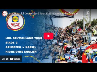 Vídeo resumen de la 3ª etapa de la Vuelta a Alemania 2025