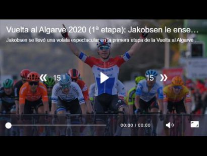 Vuelta al Algarve 2020: Vídeo del último kilómetro de la etapa 1