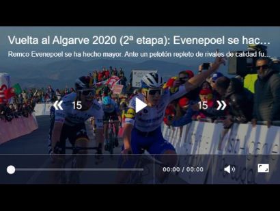 Vuelta al Algarve 2020: Vídeo del último kilómetro de la etapa 2