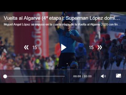 Vuelta al Algarve 2020: Vídeo del último kilómetro de la etapa 4