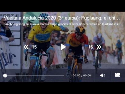 Vuelta a Andalucía 2020: Vídeo del último kilómetro de la etapa 3