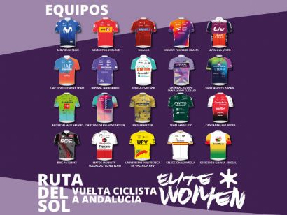 Veinte equipos se darán cita en la III Vuelta a Andalucía Elite Women