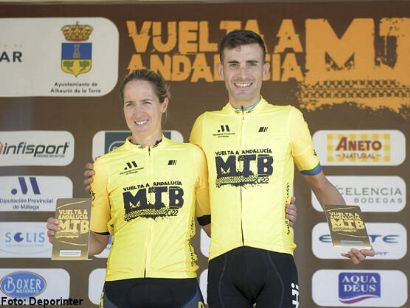 Vctor Manuel Fernndez y Roco Martn, primeros lderes de la Vuelta Andaluca MTB