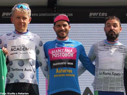Carlos Quintero se impone en Pola de Lena para liderar la Vuelta a Asturias