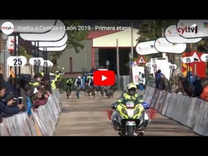 Vuelta a Castilla y León 2019: Vídeo de la llegada de la etapa 1