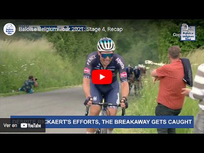 Vuelta a Bélgica 2021: Vídeo resumen de la etapa 4