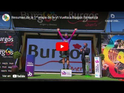 Vuelta a Burgos Femenina 2021: Vídeo resumen de la etapa 1