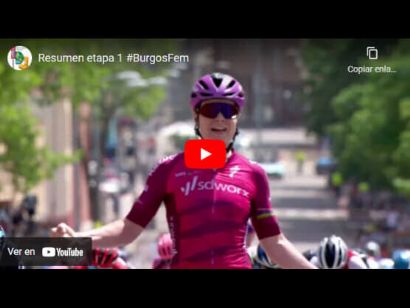 Vuelta a Burgos Femenina 2022: Vídeo resumen de la etapa 1