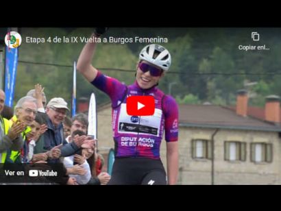 Vuelta a Burgos Femenina 2024: Vídeo resumen de la 4ª etapa