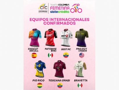 El Eneicat-Be Call espa�ol confirma su presencia en la Vuelta a Colombia Femenina