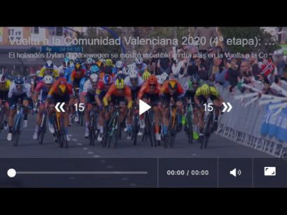 Vuelta Comunidad Valenciana 2020: Vídeo del último kilómetro de la etapa 3