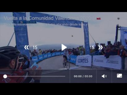 Vuelta Comunidad Valenciana 2020: Vídeo del último kilómetro de la etapa 4