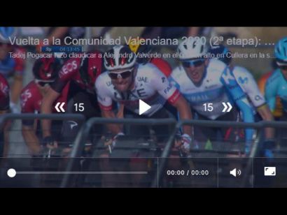 Vuelta Comunidad Valenciana 2020: Vídeo del último kilómetro de la etapa 2