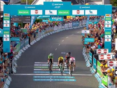Vuelta a Dinamarca: Lasse Norman Hansen gana la tercera etapa, Niklas Larsen nuevo líder