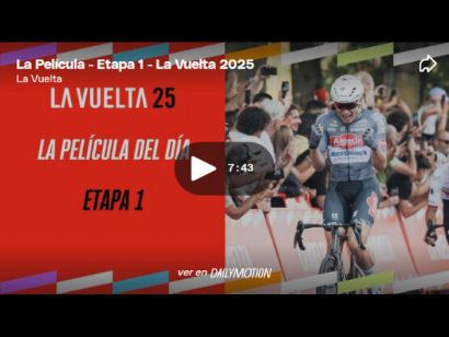 Vídeo resumen de la 1ª etapa de la Vuelta a España 2025