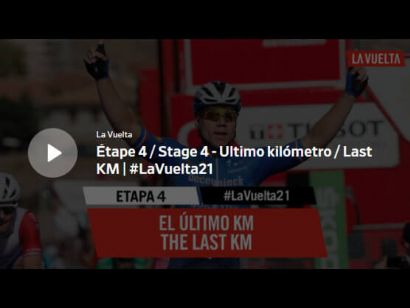 Vuelta a España 2021: Vídeo del último kilómetro de la etapa 4