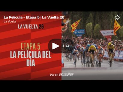 V�deo resumen de la 5� etapa de la Vuelta a Espa�a 2026