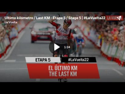 Vuelta a España 2022: Vídeo del último kilómetro de la etapa 5. Marc Soler gana