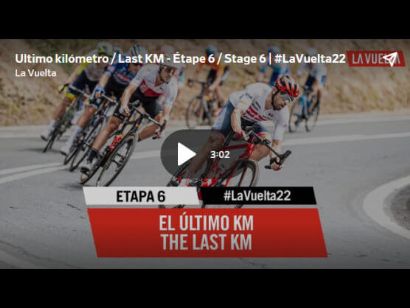 Vuelta a España 2022: Vídeo del último kilómetro de la etapa 6. Victoria de Jay Vine