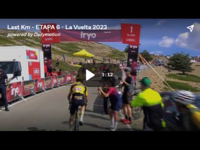Vuelta a España 2023: Vídeo del último kilómetro de la 6ª etapa