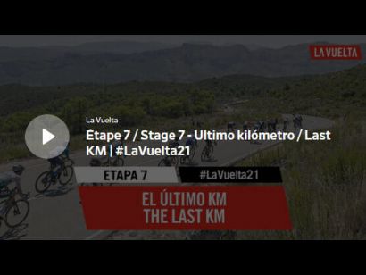 Vuelta a España 2021: Vídeo del último kilómetro de la etapa 7