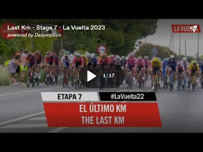 Vuelta a España 2023: Vídeo del último kilómetro de la 7ª etapa