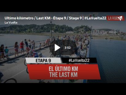Vuelta a España 2022: Vídeo del último kilómetro de la etapa 9. Victoria de Louis Meintjes