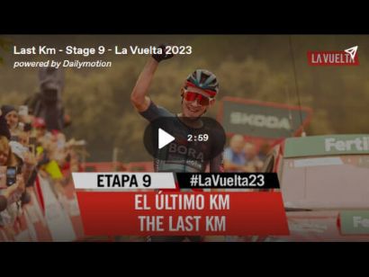 Vuelta a España 2023: Vídeo del último kilómetro de la 9ª etapa