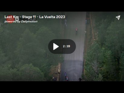 Vuelta a España 2023: Vídeo del último kilómetro de la 11ª etapa