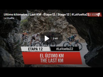 Vuelta a España 2022: Vídeo del último kilómetro de la etapa 12. Victoria de Carapaz