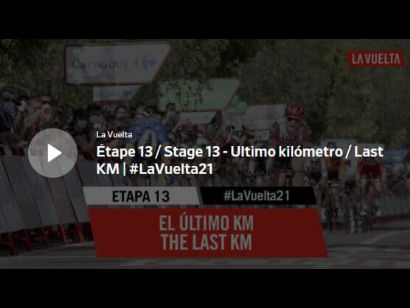Vuelta a España 2021: Vídeo del último kilómetro de la etapa 13