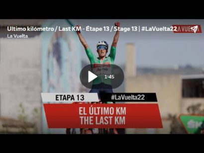 Vuelta a España 2022: Vídeo del último kilómetro de la etapa 13. Gana Pedersen