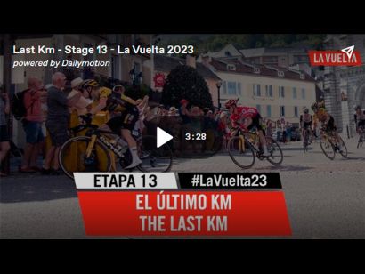 Vuelta a España 2023: Vídeo del último kilómetro de la 13ª etapa