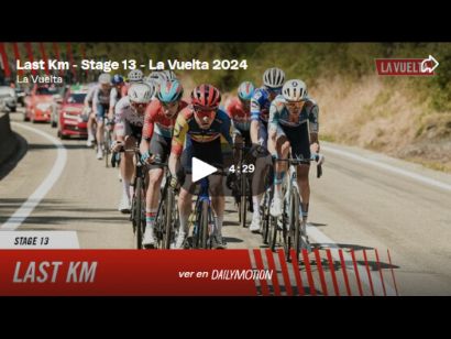 Vuelta a España 2024: Vídeo del último kilómetro de la 13ª etapa
