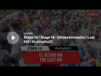 Vuelta a España 2021: Vídeo del último kilómetro de la etapa 14