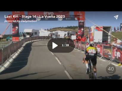 Vuelta a España 2023: Vídeo del último kilómetro de la 14ª etapa