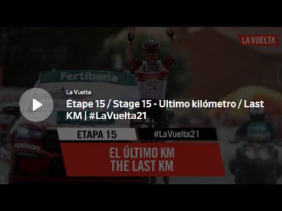 Vuelta a España 2021: Vídeo del último kilómetro de la etapa 15