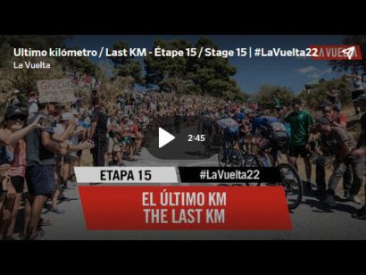 Vuelta a España 2022: Vídeo del último kilómetro de la etapa 15. Victoria de Arensman