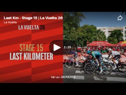V�deo del �ltimo kil�metro de la 15� etapa de la Vuelta a Espa�a- Segunda de Van Aert
