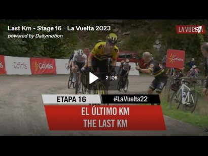 Vuelta a España 2023: Vídeo del último kilómetro de la 16ª etapa