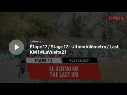 Vuelta a España 2021: Vídeo del último kilómetro de la etapa 17