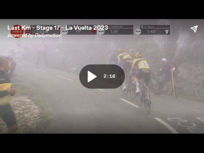 Vuelta a España 2023: Vídeo del último kilómetro de la 17ª etapa