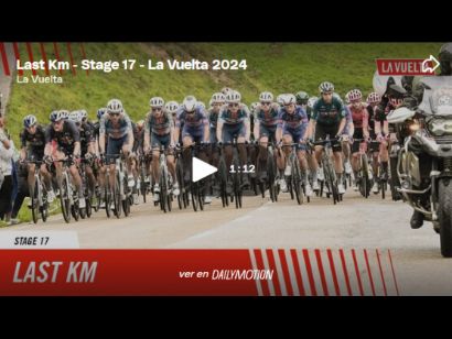 Vuelta a España 2024: Vídeo del último kilómetro de la 17ª etapa
