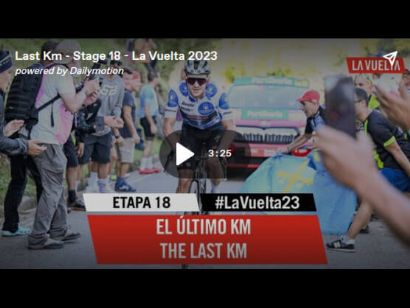 Vuelta a España 2023: Vídeo del último kilómetro de la 18ª etapa